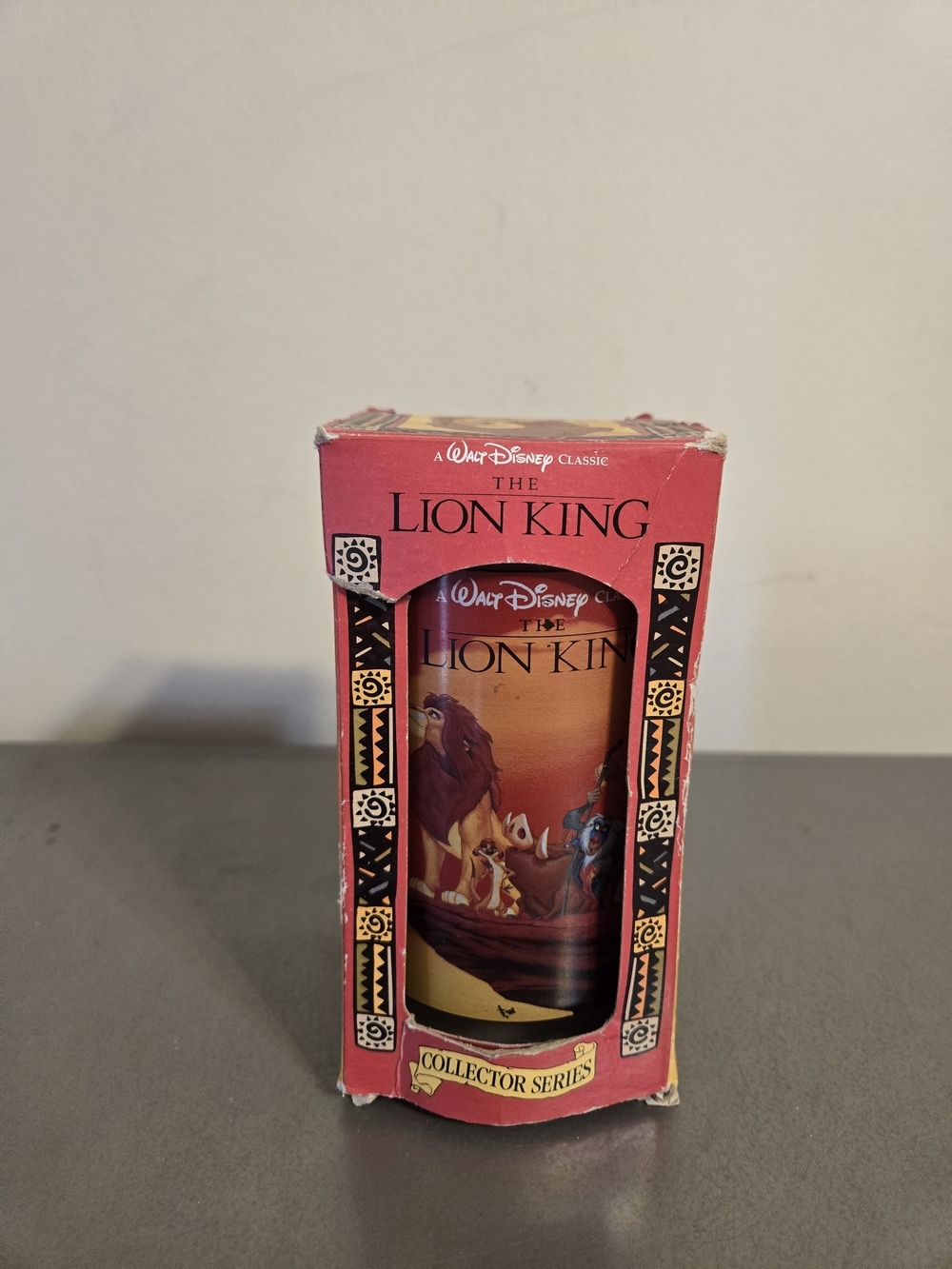 Vintage 1994 Disney The Lion King Plastic Glass Burger King Collector Series